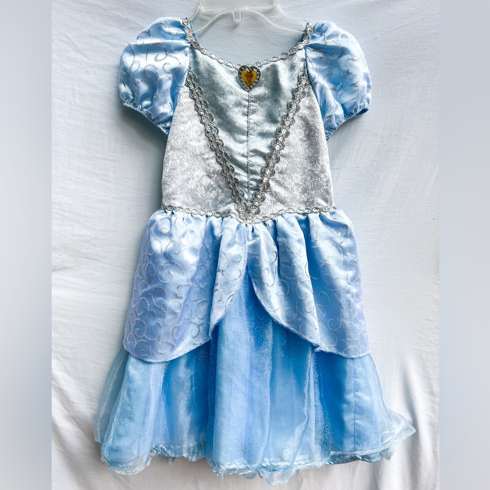 Light Blue Cinderella Deluxe Costume Girls Size S / 6 Disney Parks